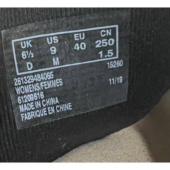 Clarks Women Annadel Bari Sandal Size 9 M Black Leather Cork Wedge Heel Platform - Picture 9 of 9